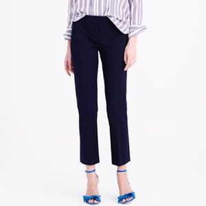 J.Crew | Campbell Crop Pant in Bi-Stretch Cotton | Navy | Size 6